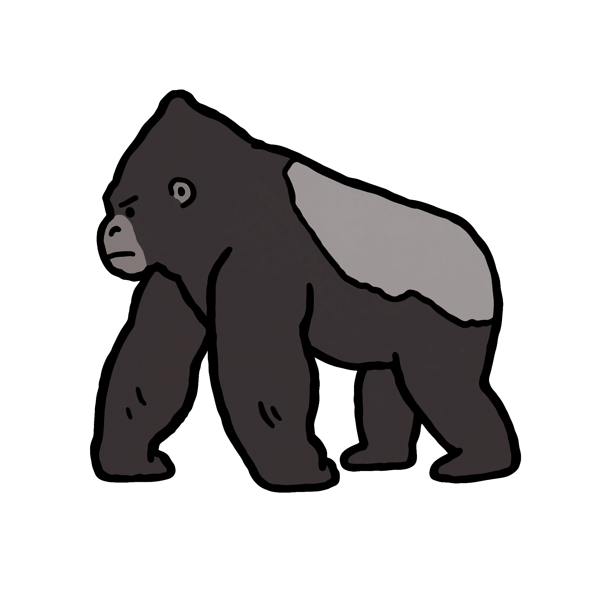 Big Animal 08 Silverback Gorilla