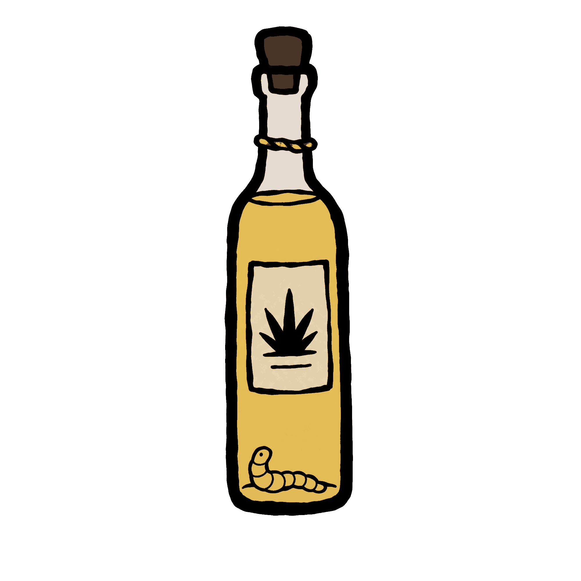 Bottle Collection 22 Mezcal Worm Bottle