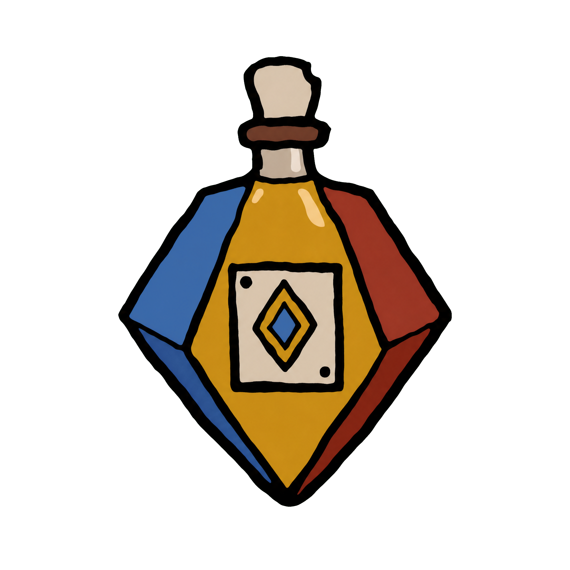 diamond liquor bottle