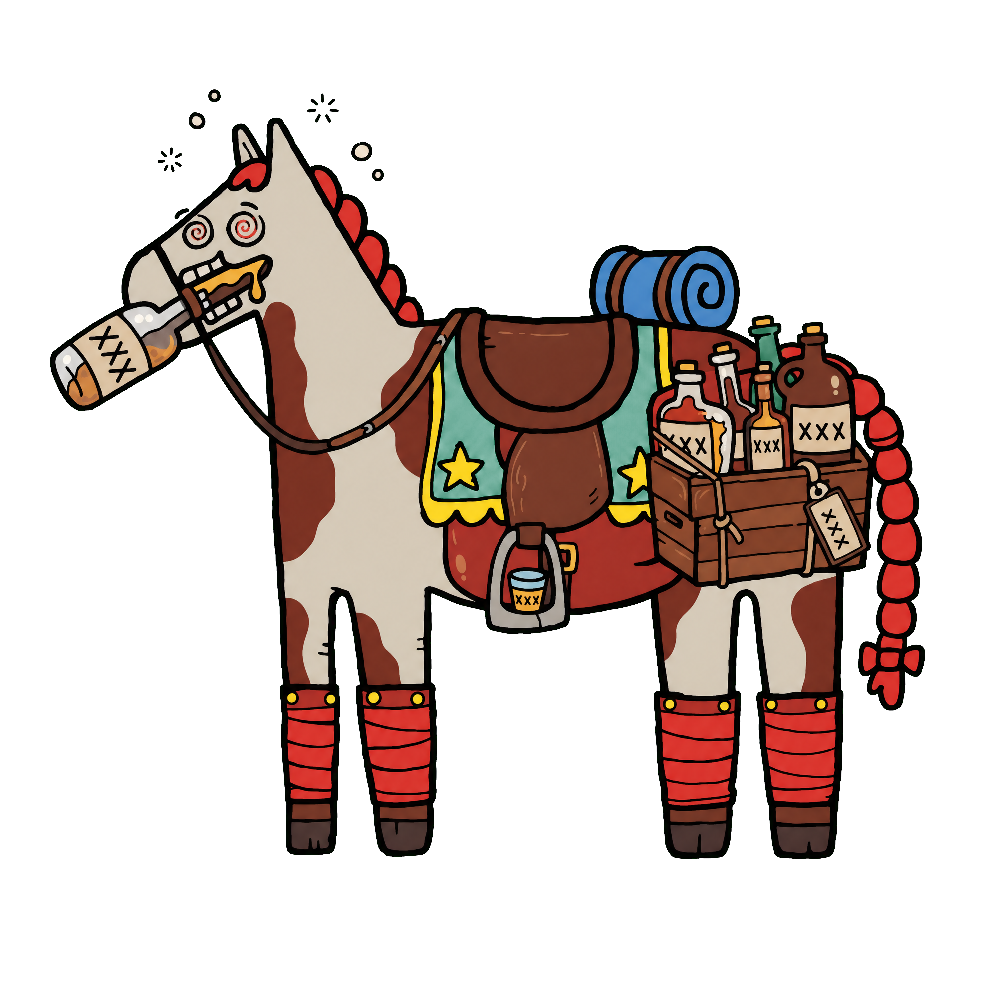 drunk horse