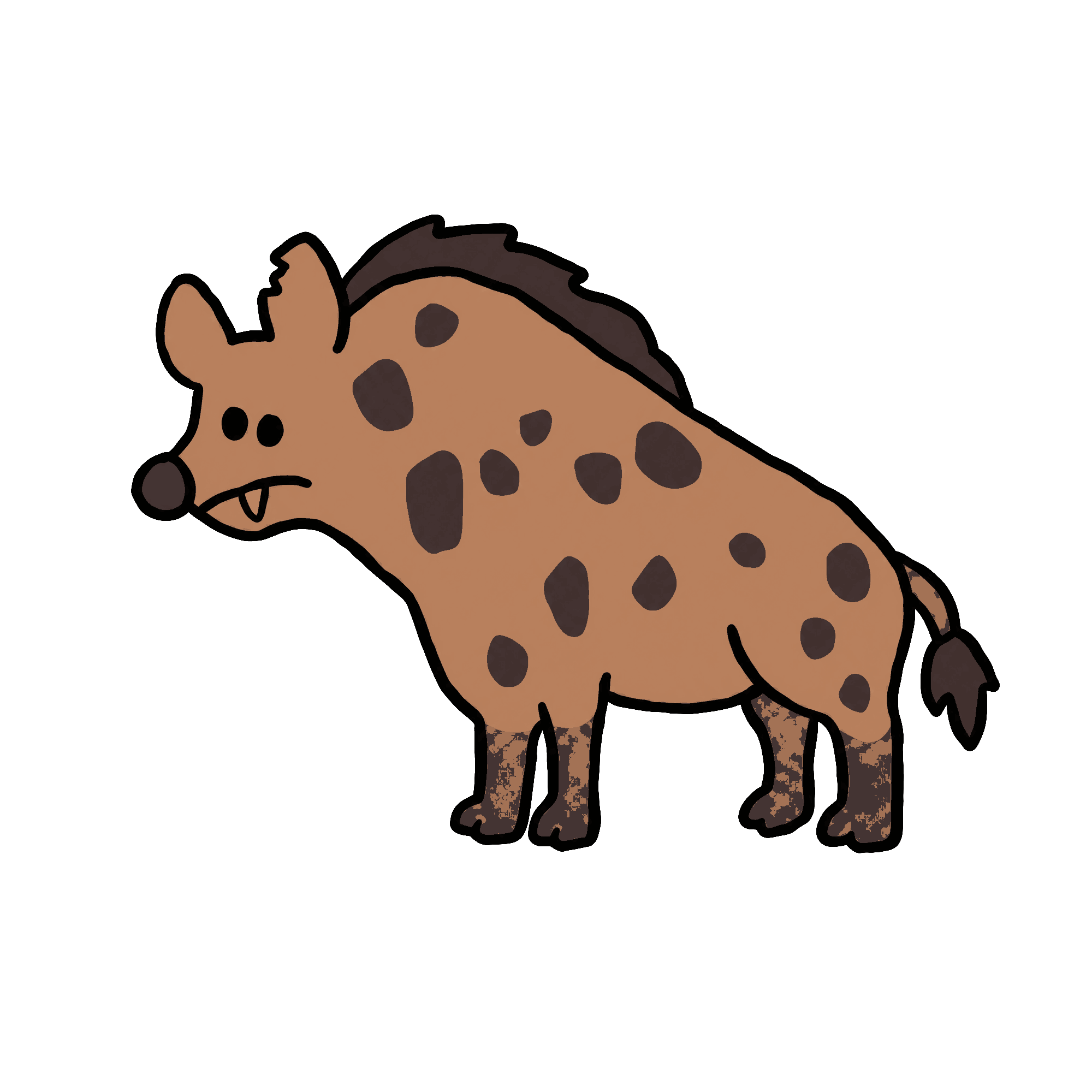 Off-Kilter Animal 21 Crooked Hyena