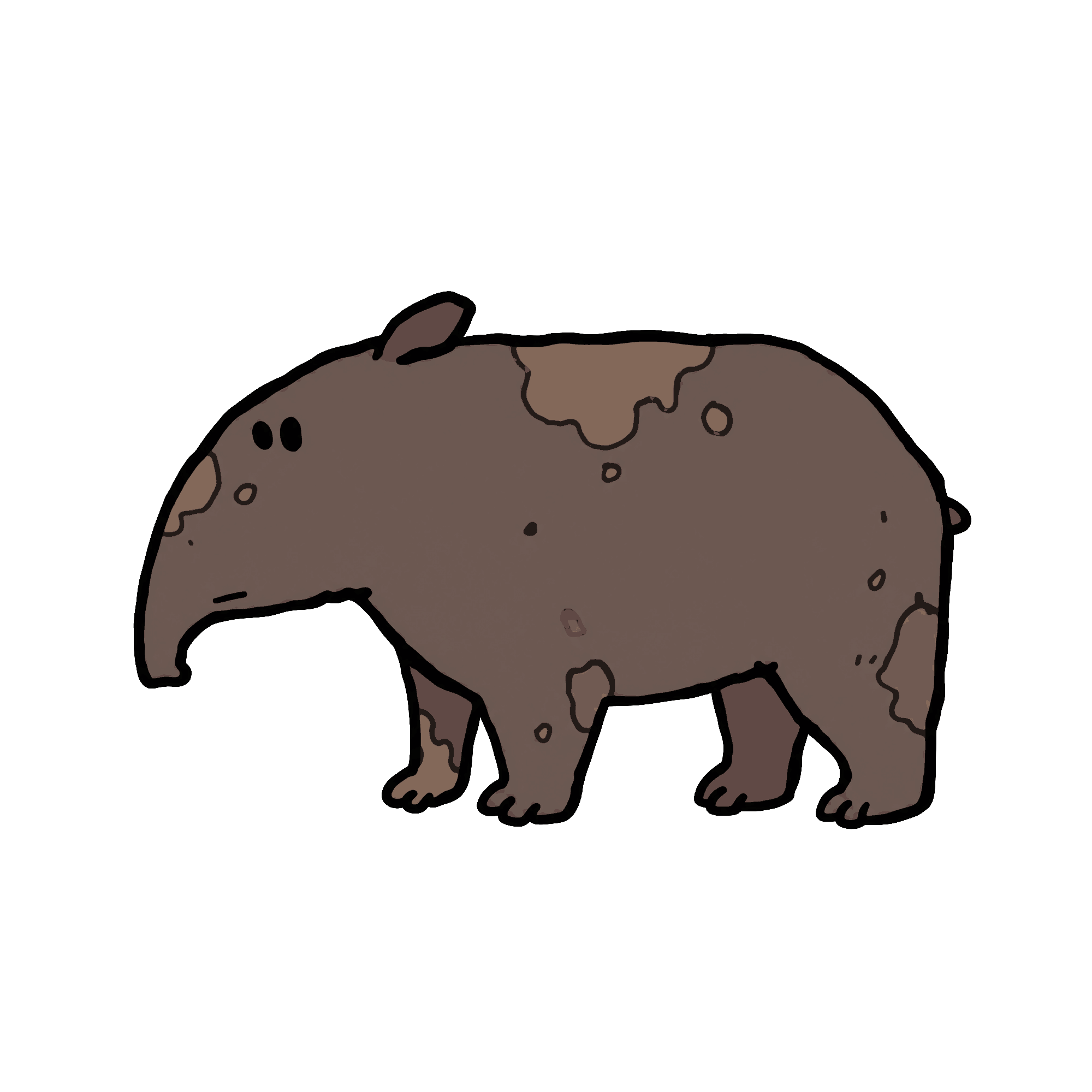Off-Kilter Animal 27 Muddy Tapir