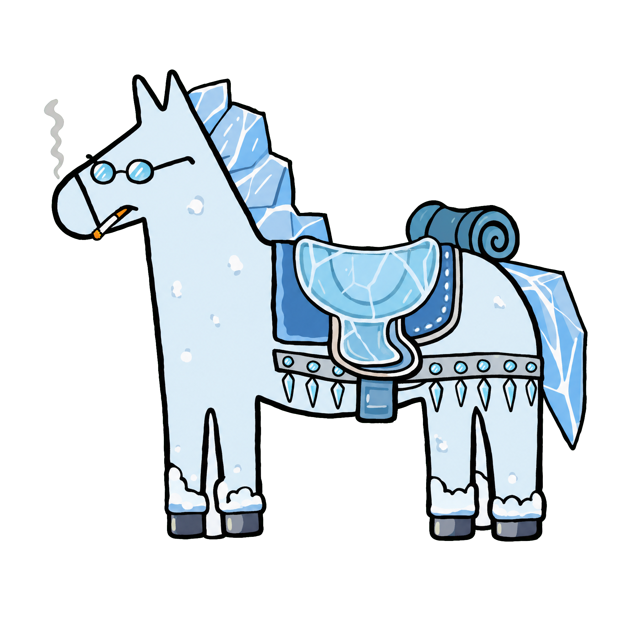 snow horse