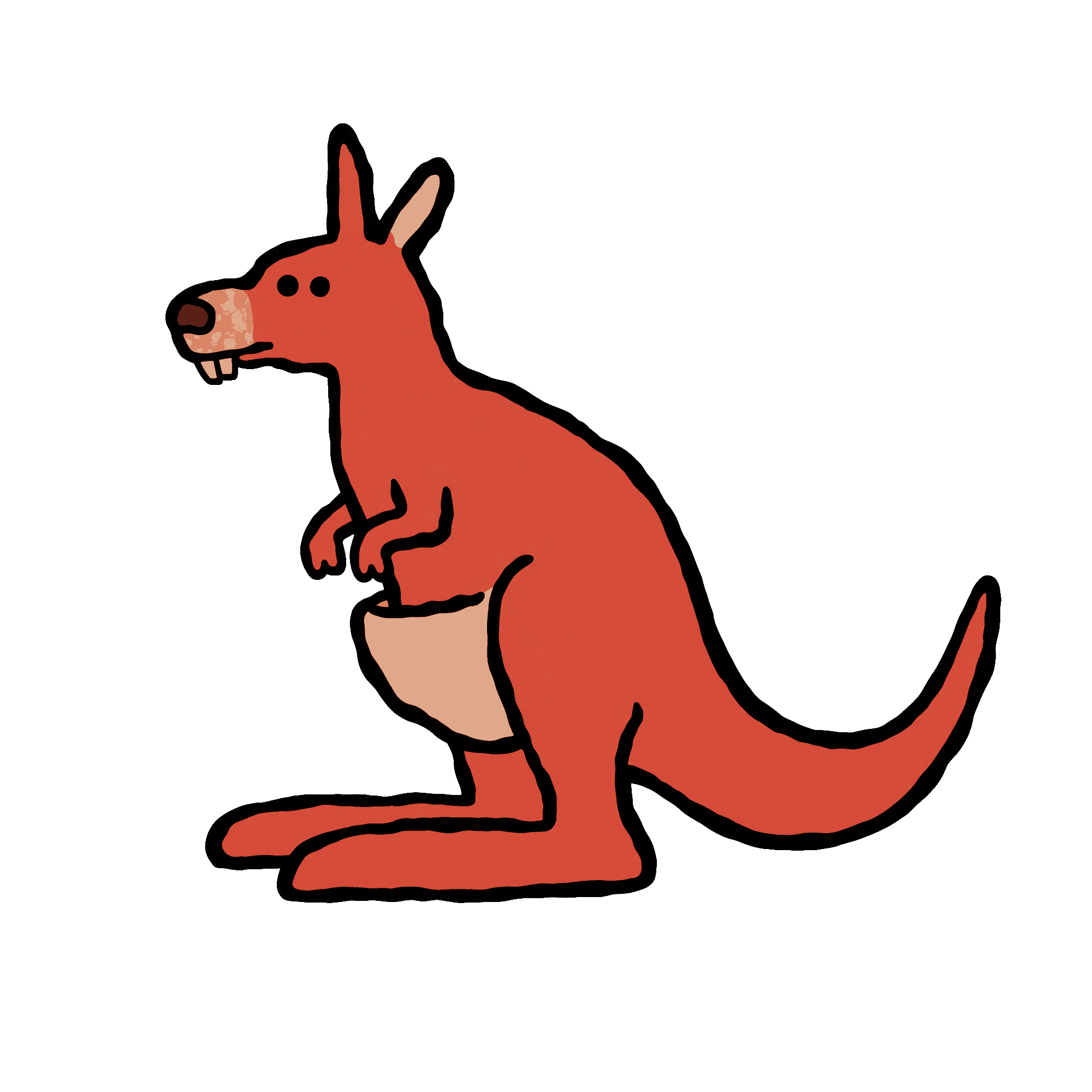Wacky Animal 19 Red Kangaroo