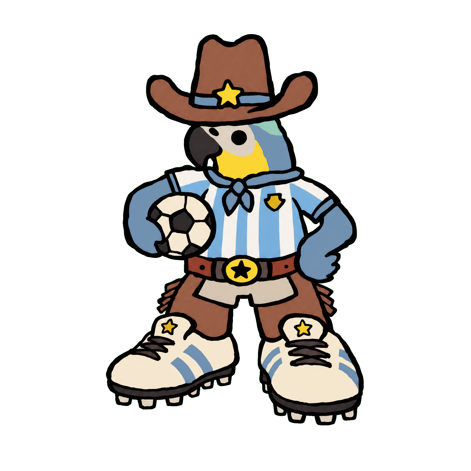 World Cup soccer gunslinger