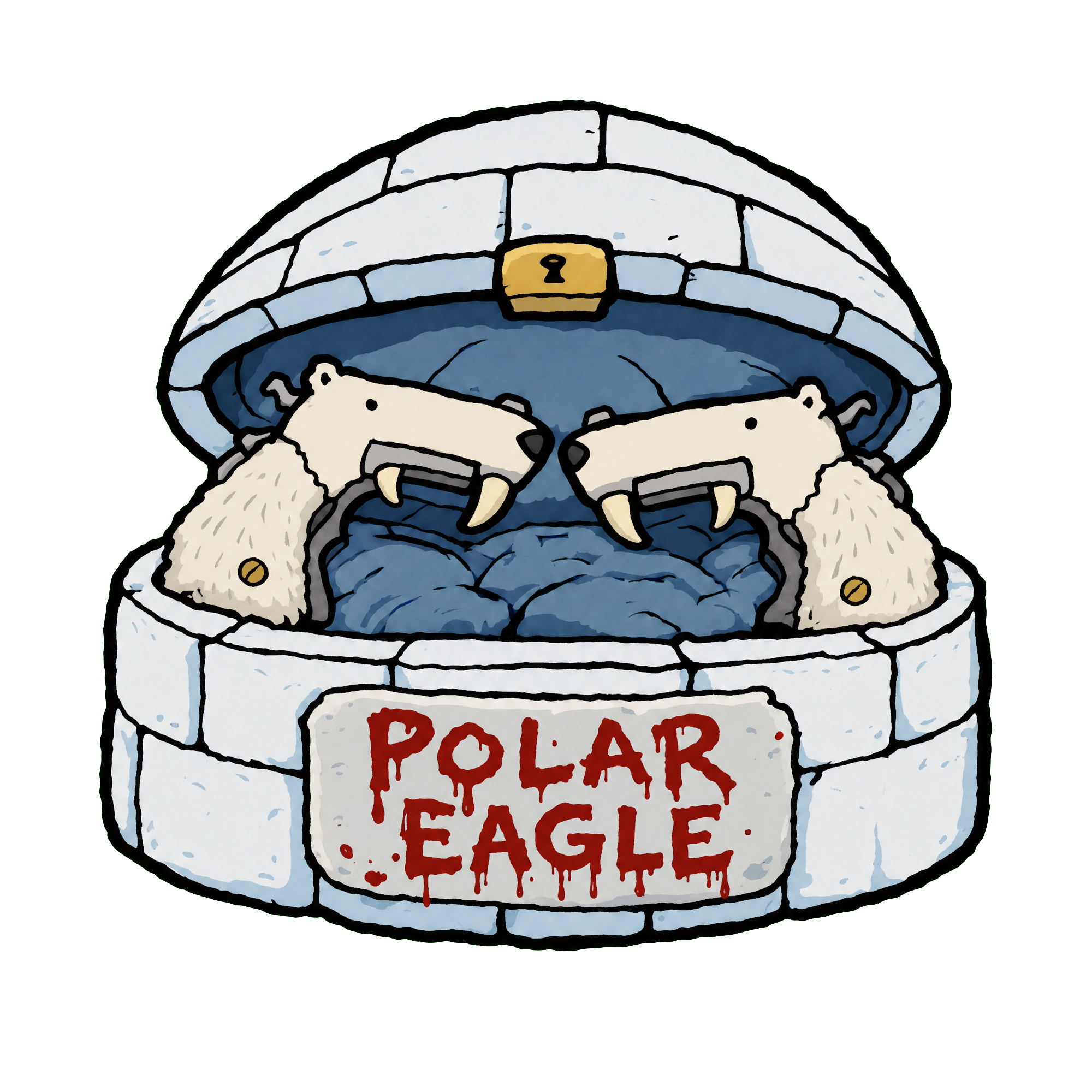 Dual Polar bear pistols