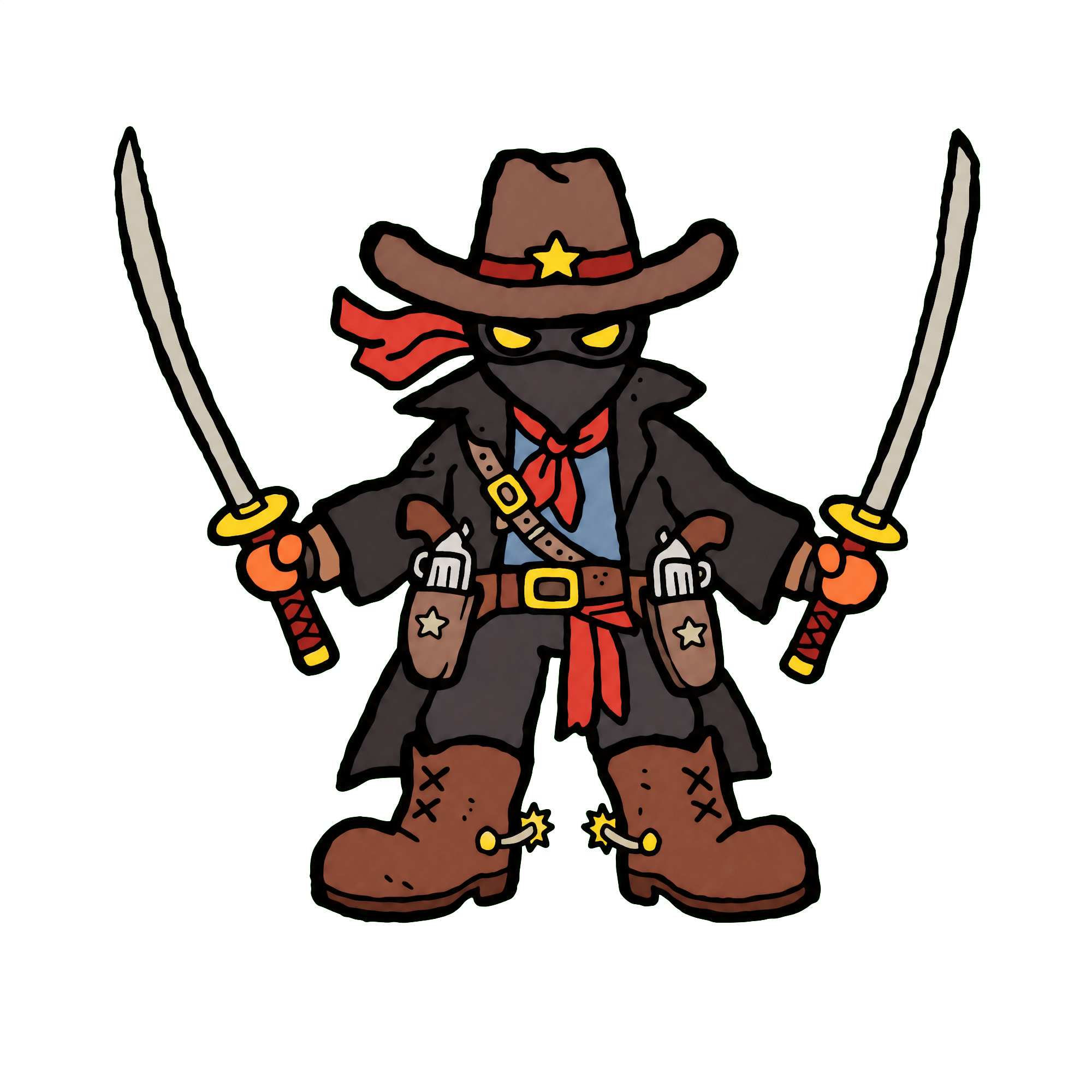 Ninja cowboy slinger