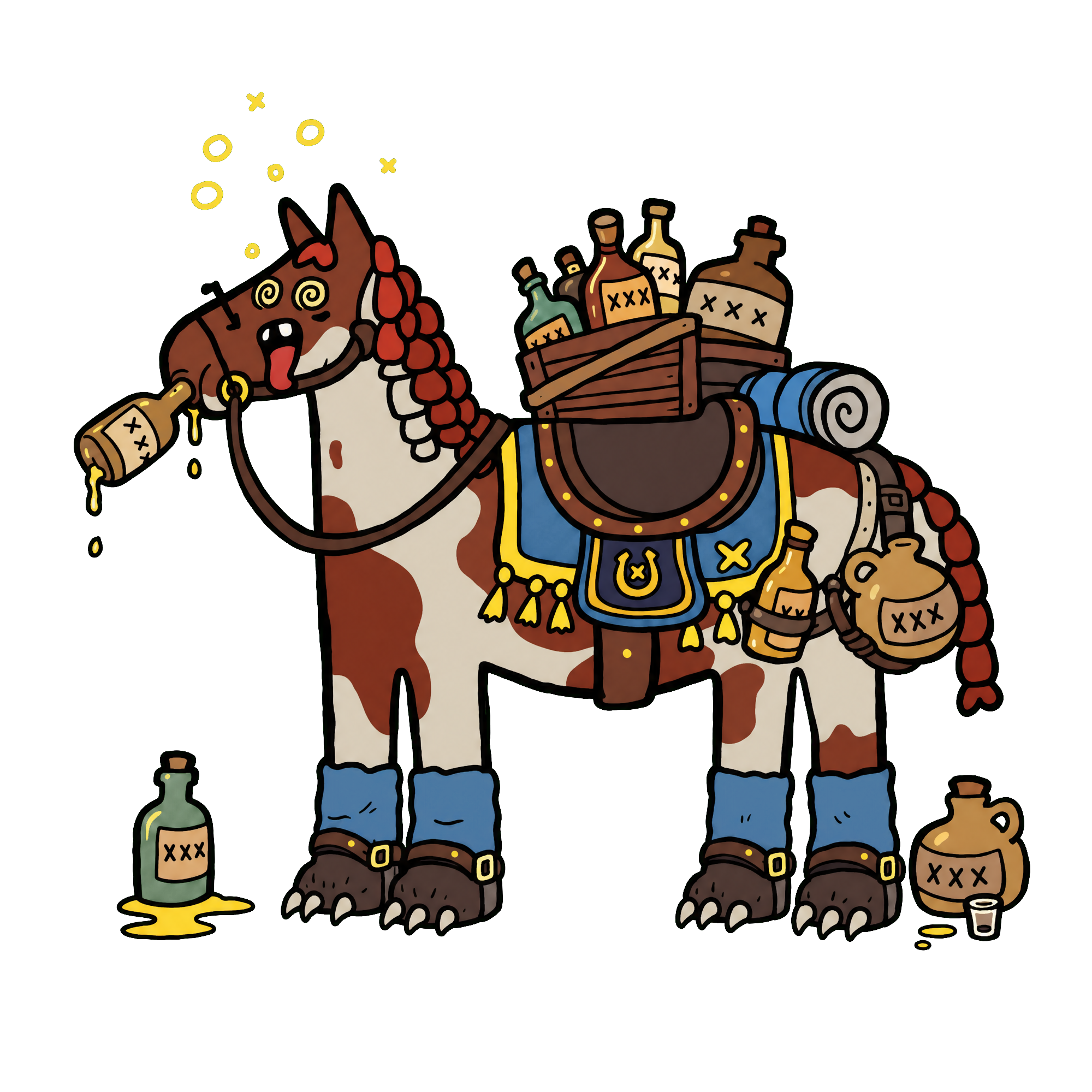 drunk horse