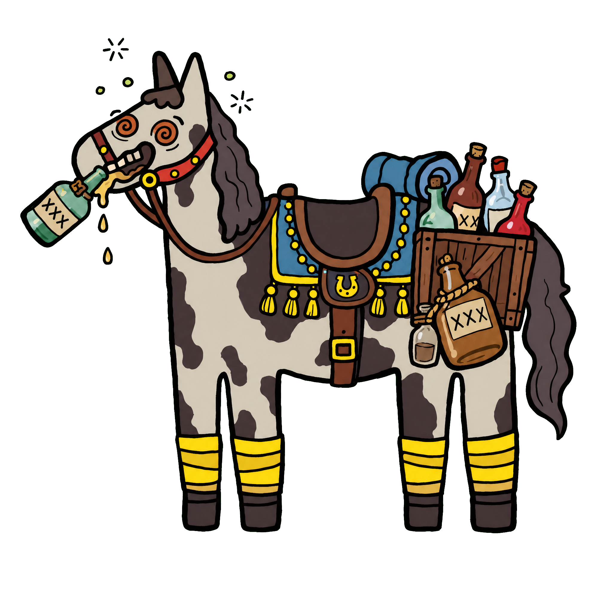drunk horse