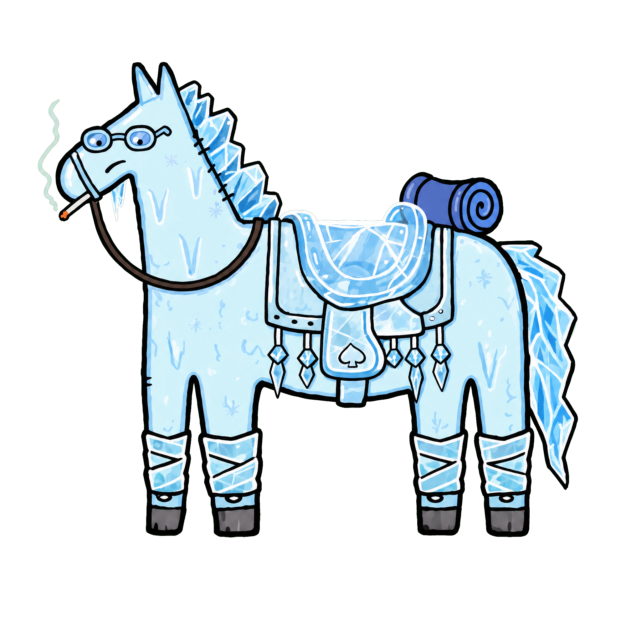 snow horse