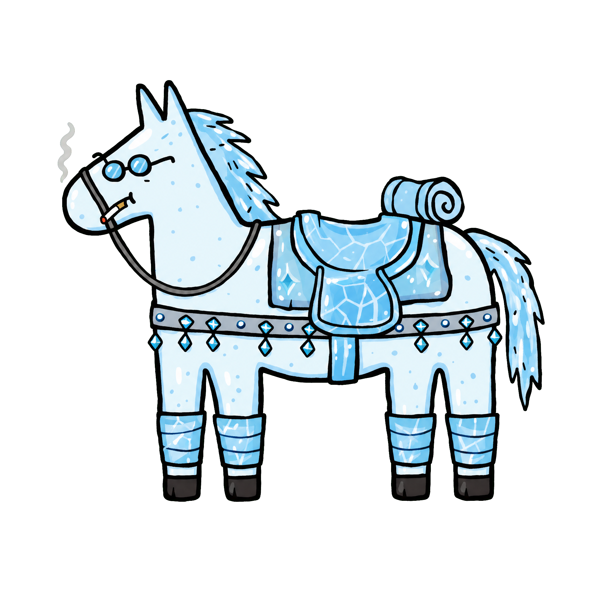 snow horse