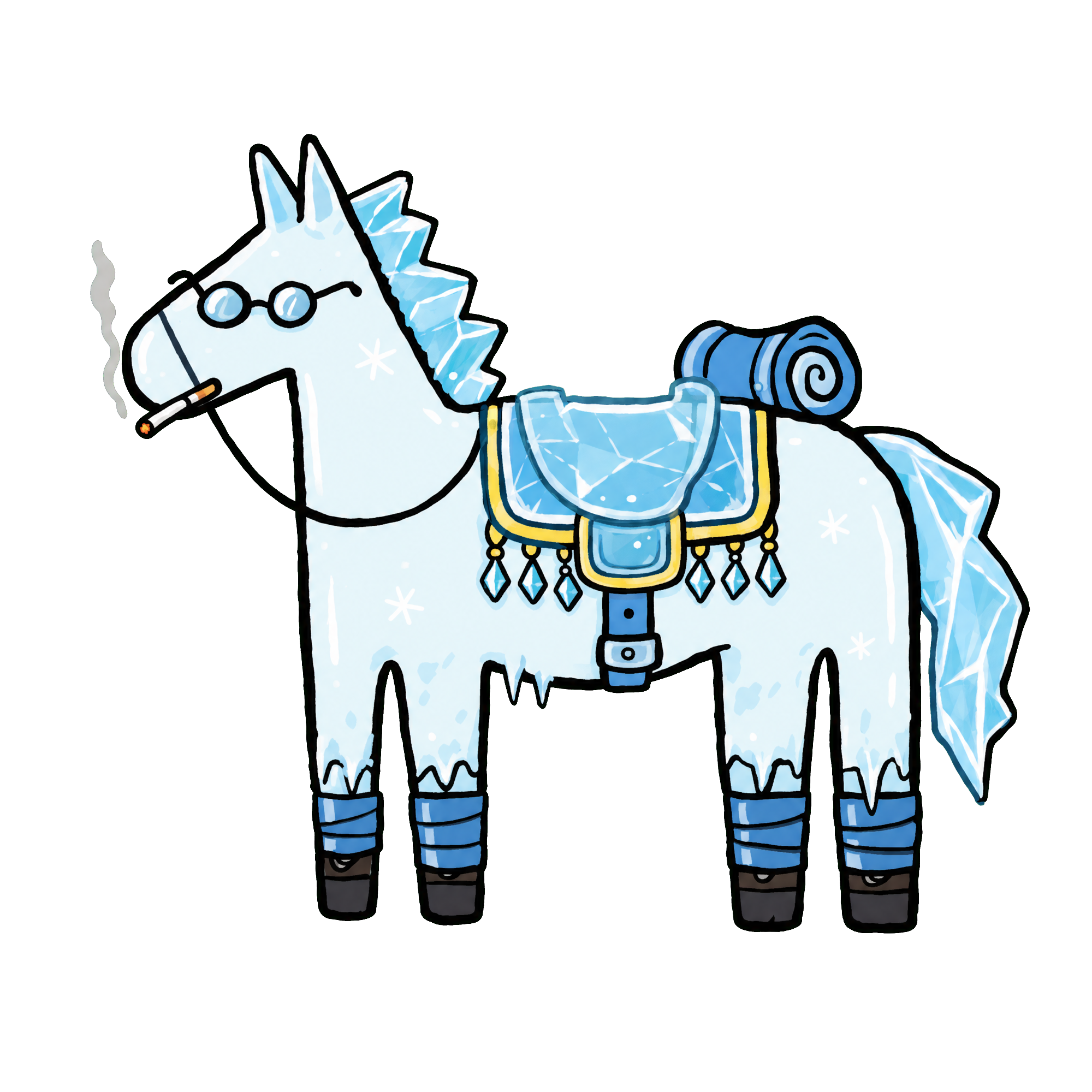 snow horse