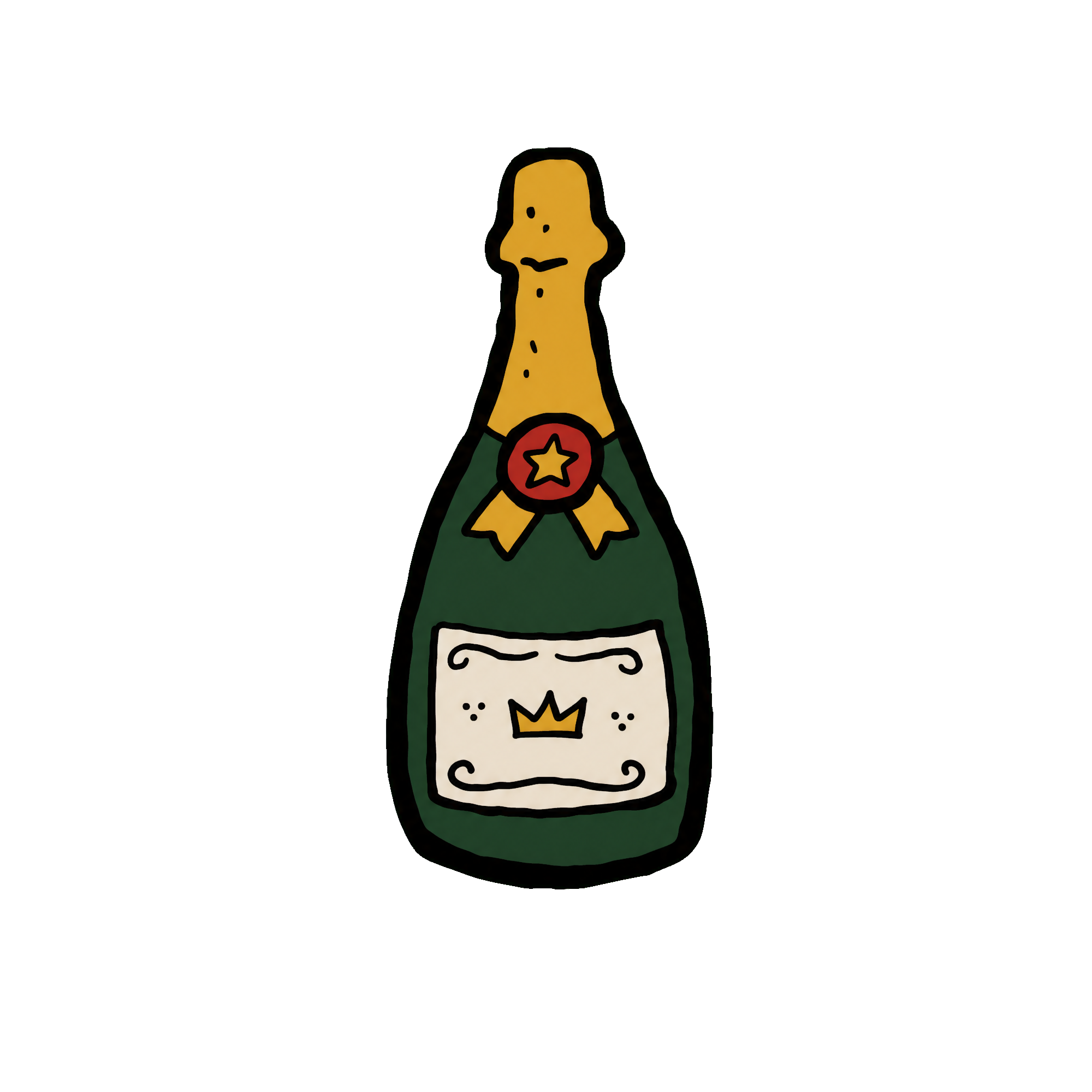 champagne bottle