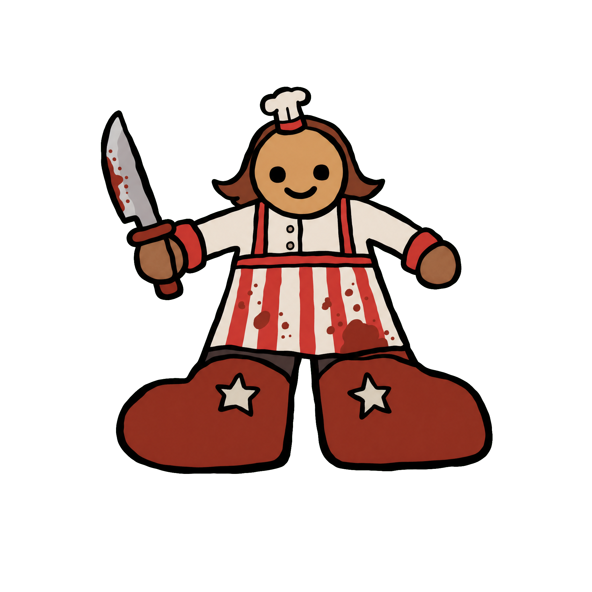 chef butcher with little chef hat