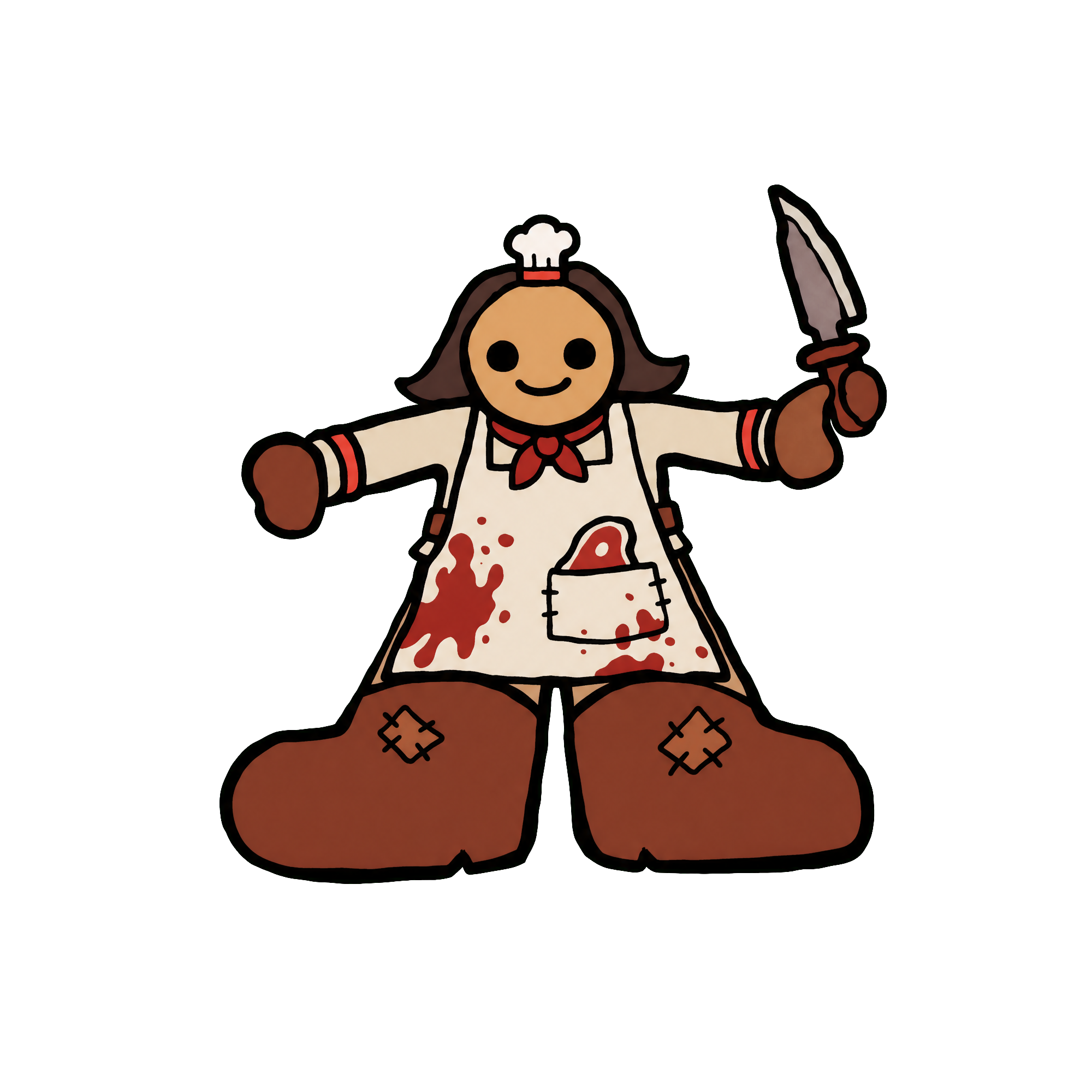 chef butcher with little chef hat