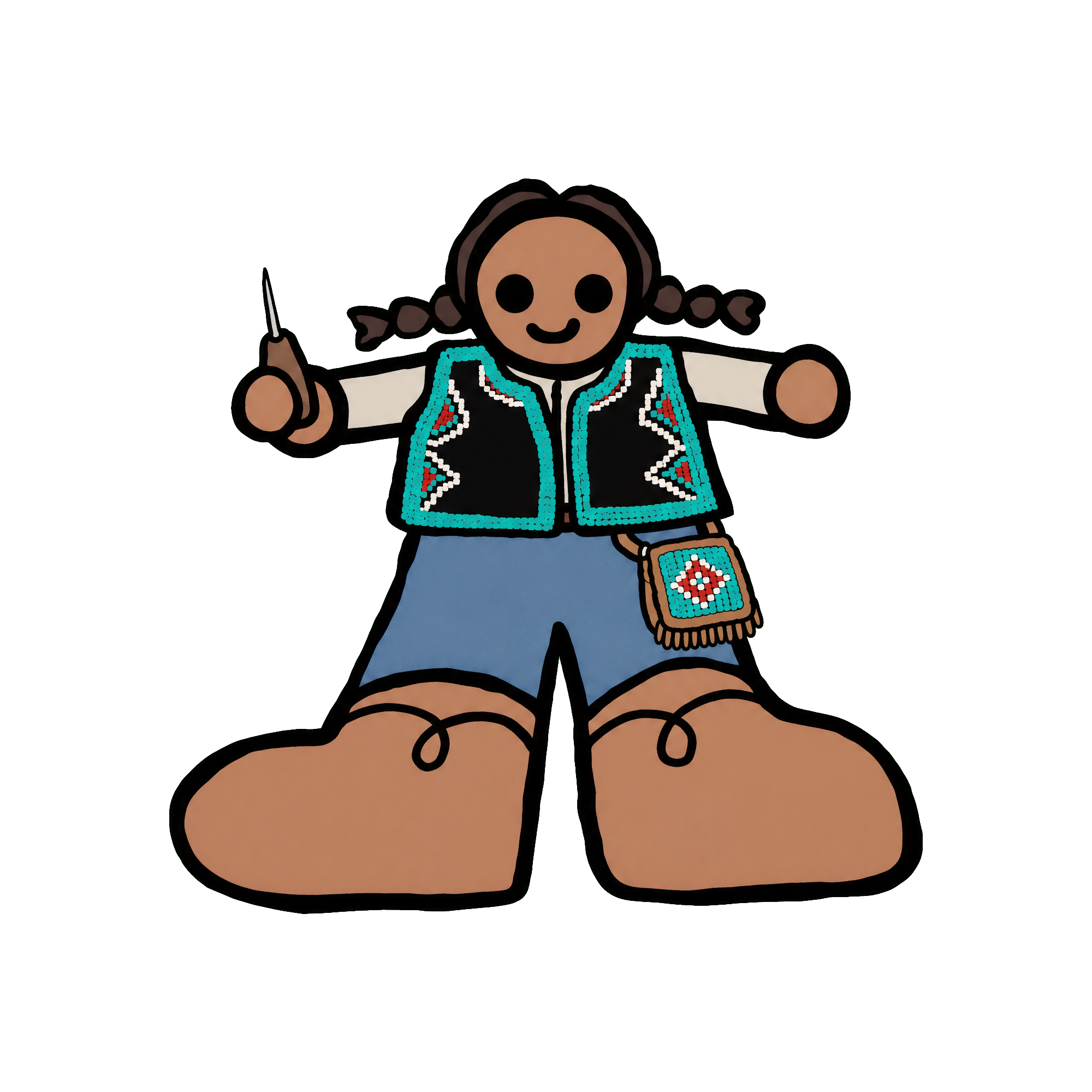 native frontier 2026 character 03 Turquoise Beadwork Artist