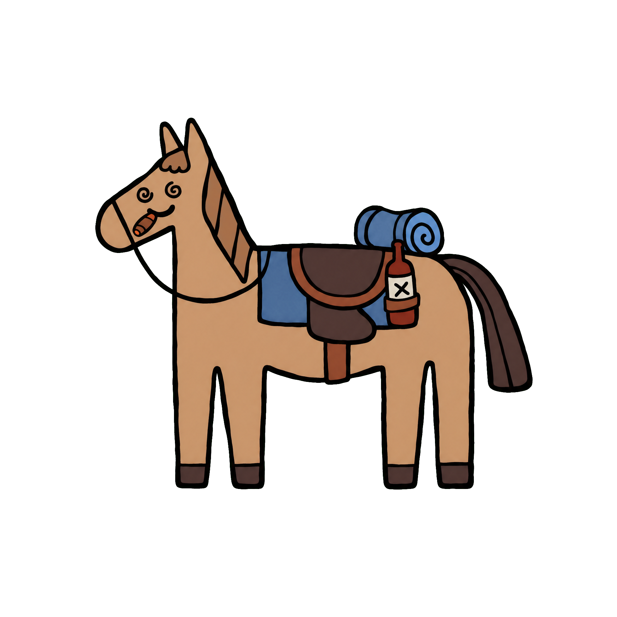 Production proof Horse 01 dizzy cigar pack horse