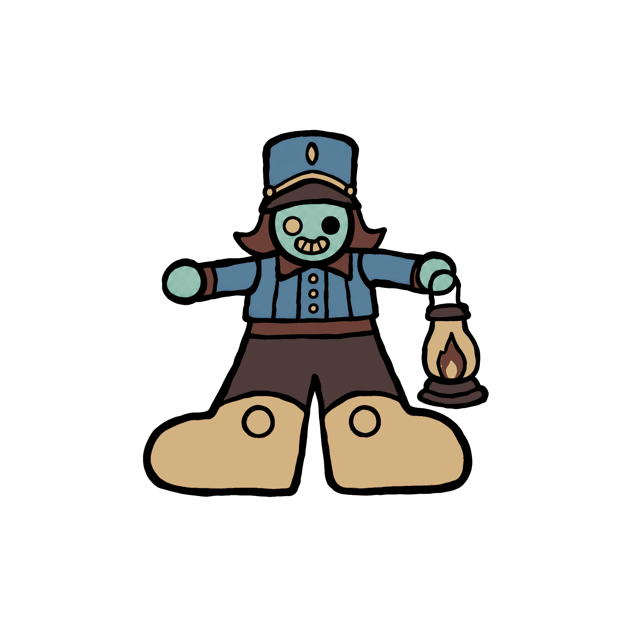 Undead Rail Lanternman