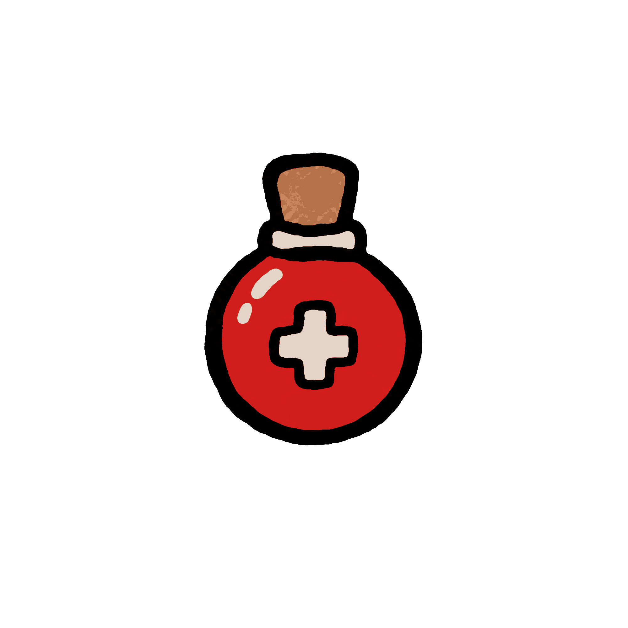 Bottle Collection 08 Red Healing Vial