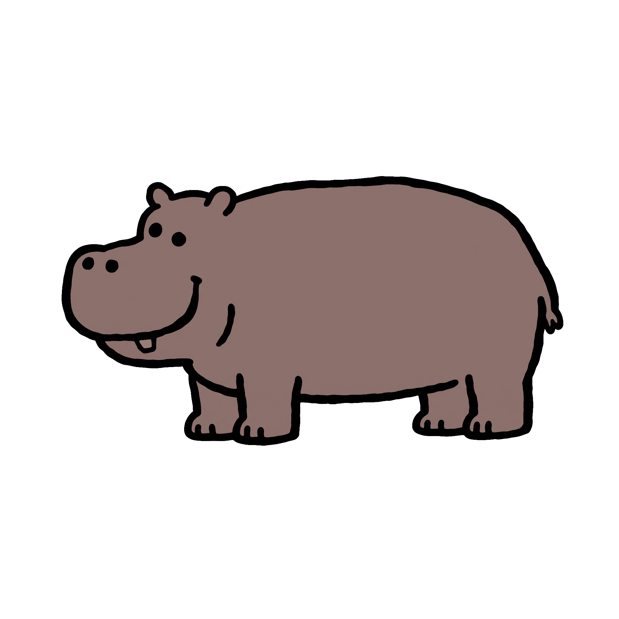 Big Animal 03 River Hippopotamus