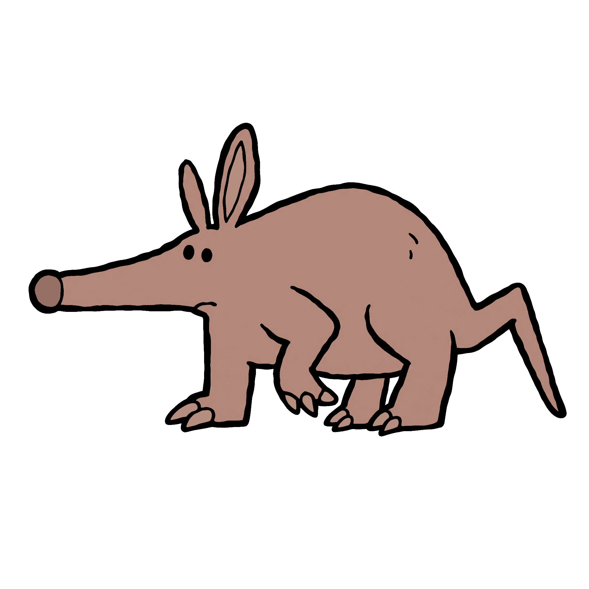 Off-Kilter Animal 22 Dusty Aardvark