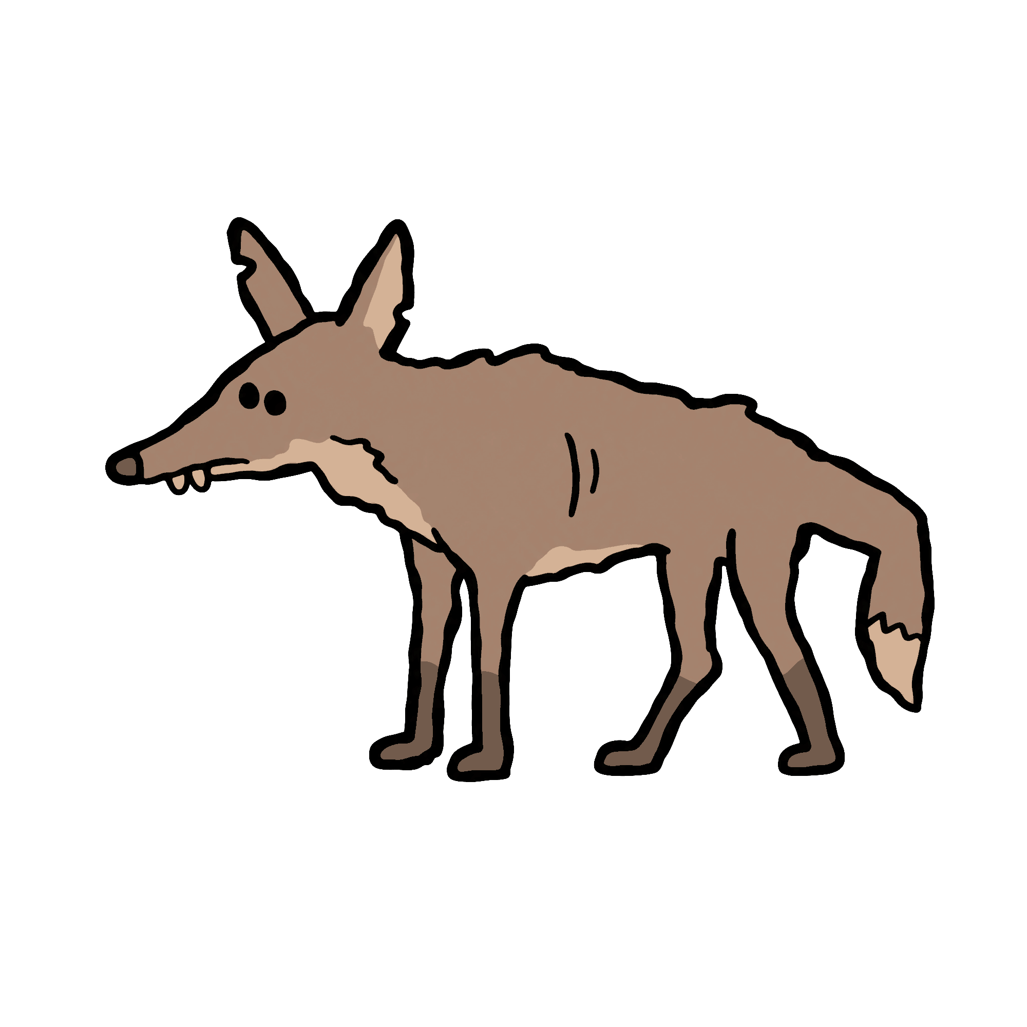 Off-Kilter Animal 25 Scrawny Coyote