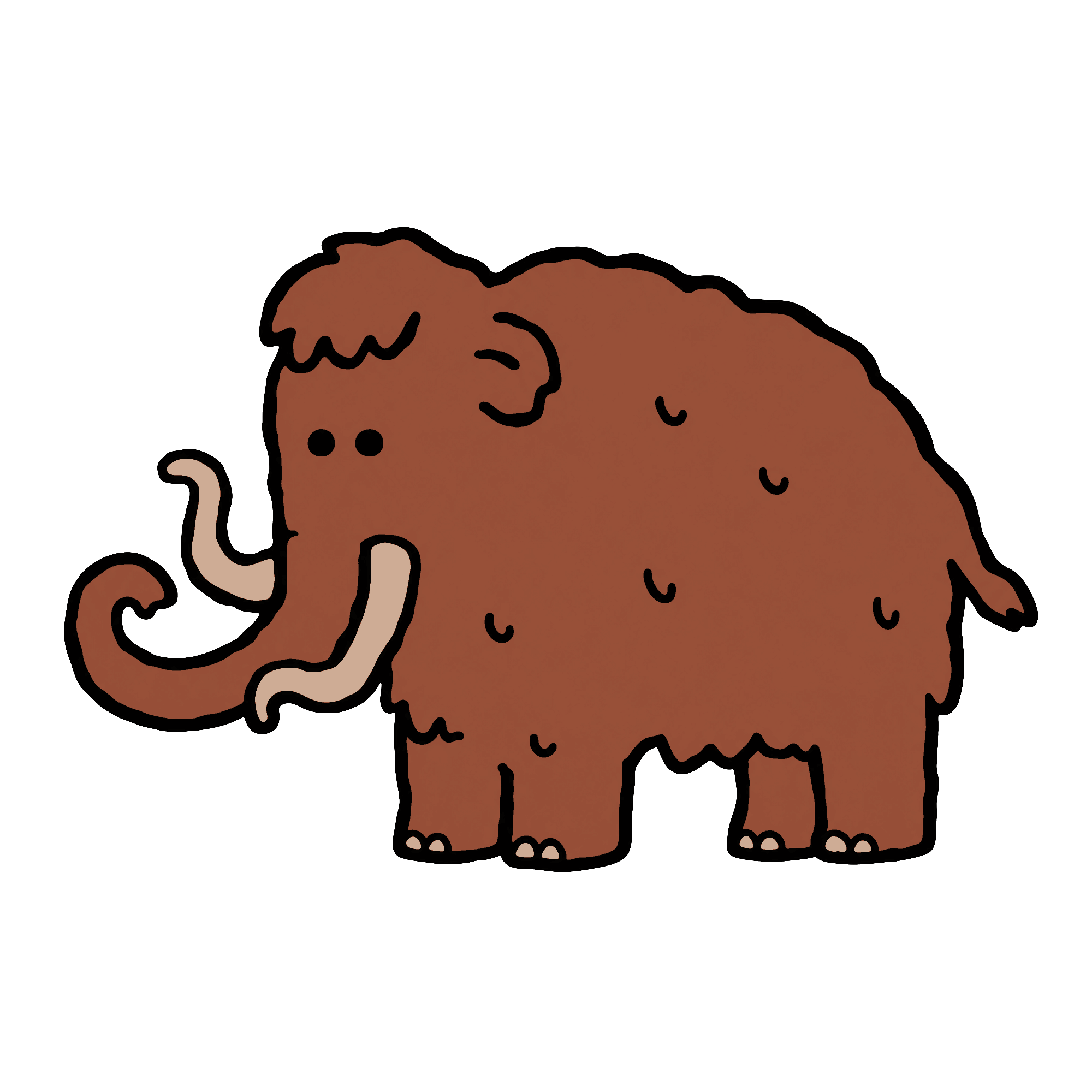 Wacky Animal 11 Woolly Mammoth