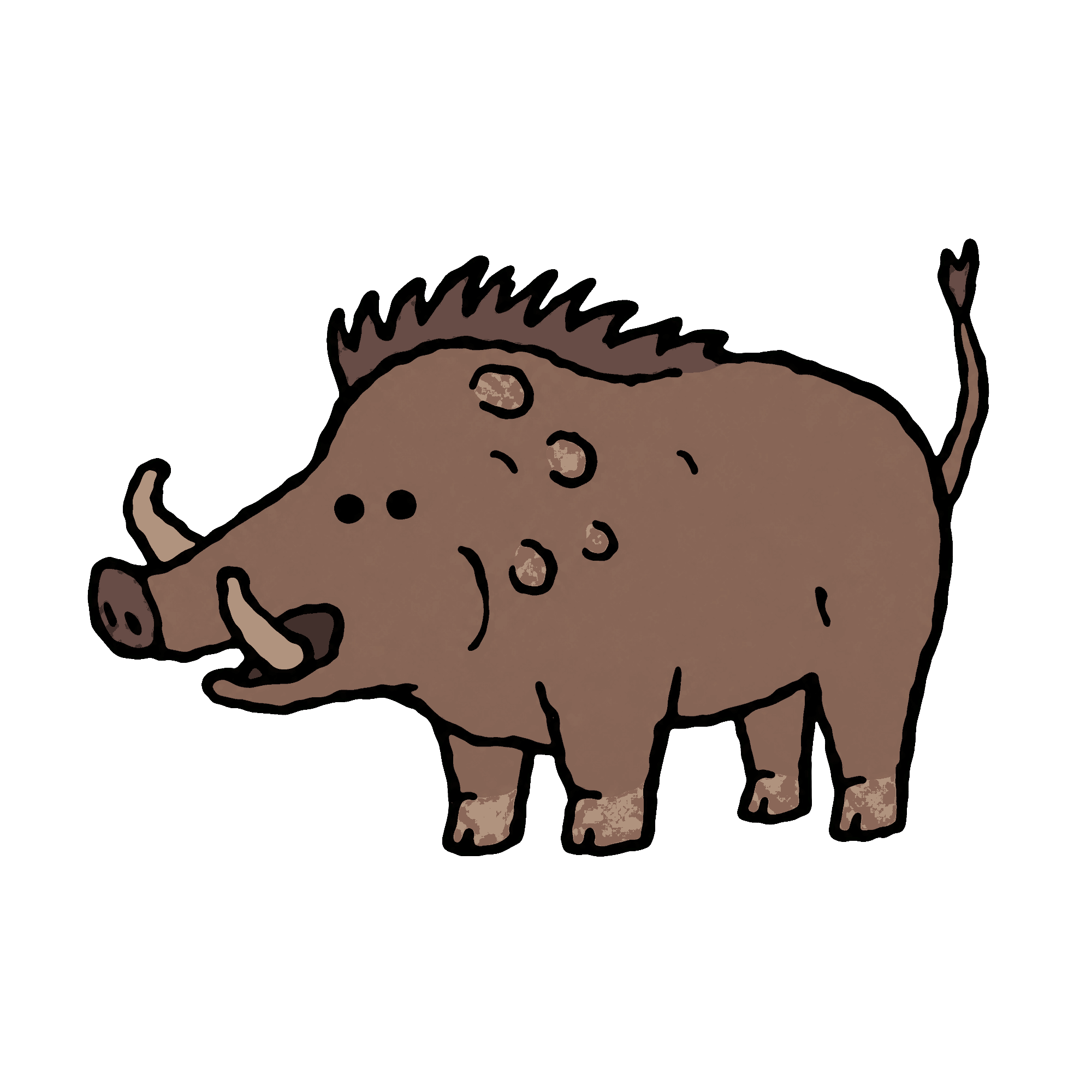 Wacky Animal 20 Bristly Warthog